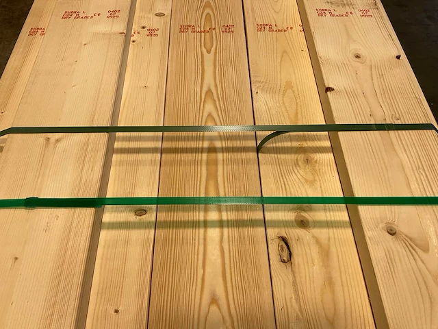 Vuren plank geschaafd 300x19,5x4,5 cm (36x) - afbeelding 4 van  7