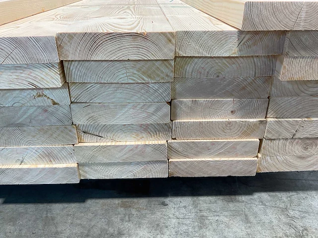 Vuren plank geschaafd 300x19,5x4,5 cm (36x) - afbeelding 6 van  7