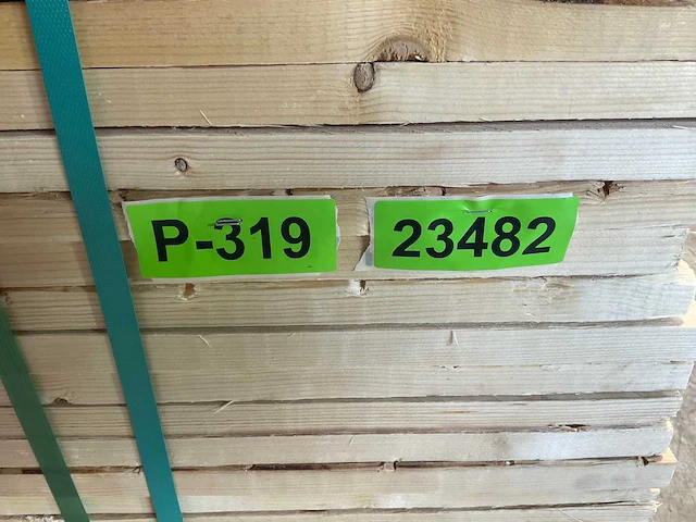 Vuren plank geschaafd 360x10x2 cm (200x) - afbeelding 7 van  7