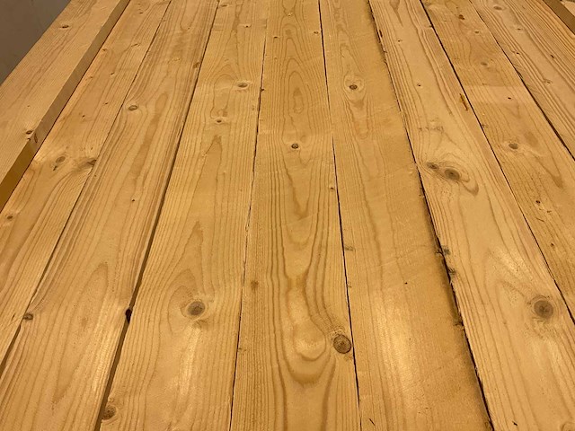 Vuren plank geschaafd 360x10x2 cm (207x) - afbeelding 3 van  7