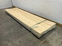 Vuren plank geschaafd 360x14,5x2 cm (65x) - afbeelding 1 van  7