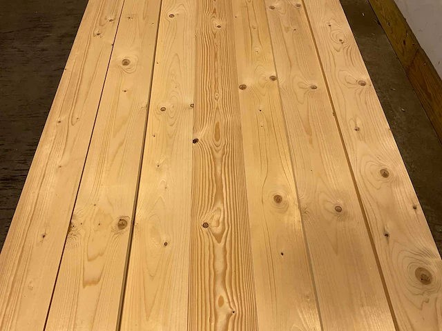 Vuren plank geschaafd 360x14,5x2 cm (65x) - afbeelding 3 van  7