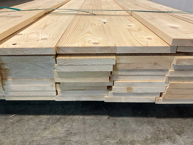 Vuren plank geschaafd 360x14,5x2 cm (65x) - afbeelding 6 van  7
