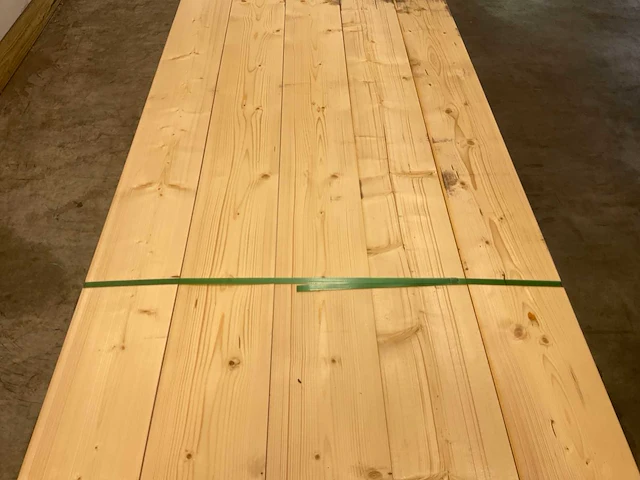 Vuren plank geschaafd 360x20x2 cm (77x) - afbeelding 3 van  7