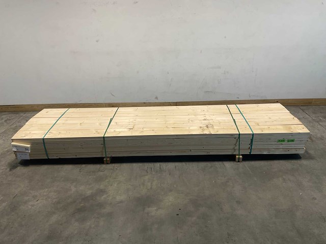 Vuren plank geschaafd 360x20x2 cm (77x) - afbeelding 2 van  7