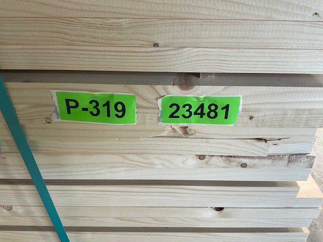 Vuren plank geschaafd 360x20x3 cm (75x) - afbeelding 7 van  7