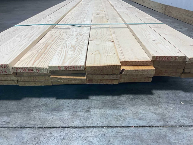 Vuren plank geschaafd 420x12,5x2 cm (35x) - afbeelding 6 van  7