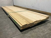Vuren plank geschaafd 420x12,5x2 cm (45x) - afbeelding 5 van  7