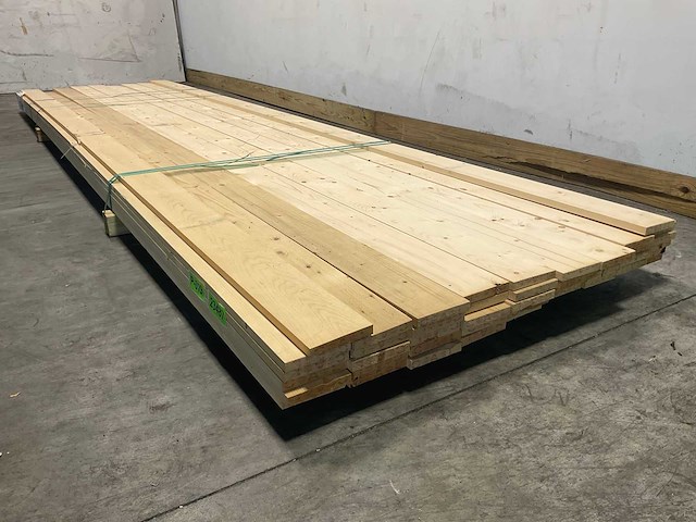 Vuren plank geschaafd 420x12,5x2 cm (45x) - afbeelding 5 van  7