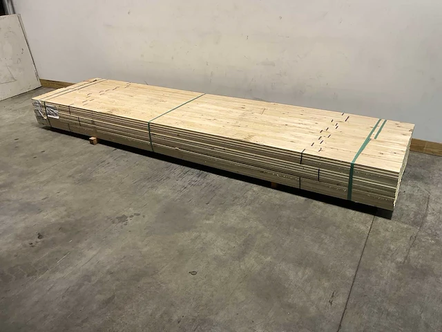 Vuren plank geschaafd 420x4,2x2,5 cm (210x) - afbeelding 1 van  6