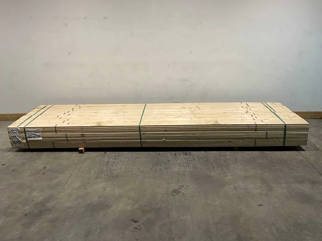 Vuren plank geschaafd 420x4,2x2,5 cm (210x) - afbeelding 2 van  6