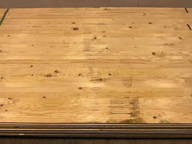 Vuren plank geschaafd 420x4,2x2,5 cm (210x) - afbeelding 4 van  6