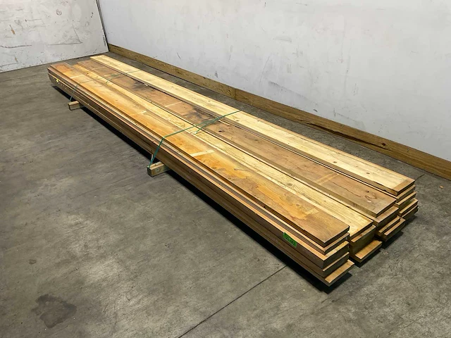 Vuren plank geschaafd 450x19,5x3 cm (24x) - afbeelding 1 van  9