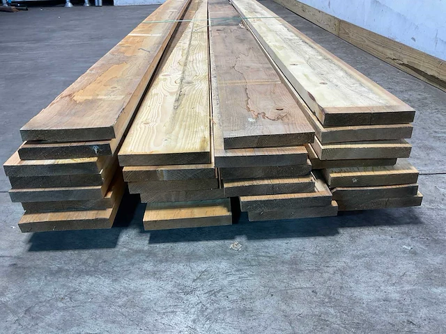 Vuren plank geschaafd 450x19,5x3 cm (24x) - afbeelding 7 van  9
