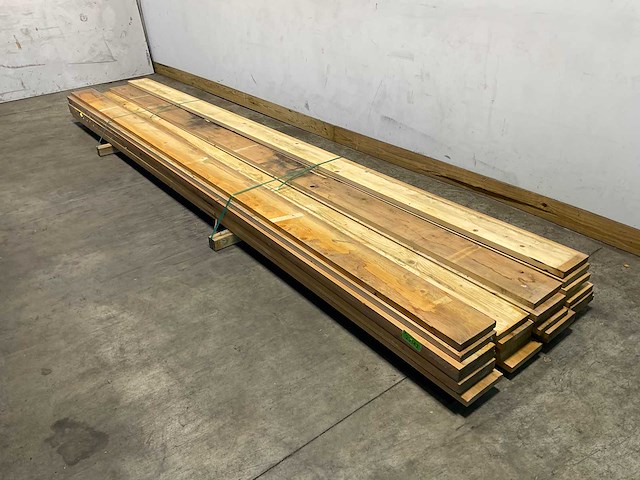 Vuren plank geschaafd 450x19,5x3 cm (24x) - afbeelding 1 van  9