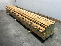 Vuren plank geschaafd 480x10x2 cm (194x) - afbeelding 1 van  7