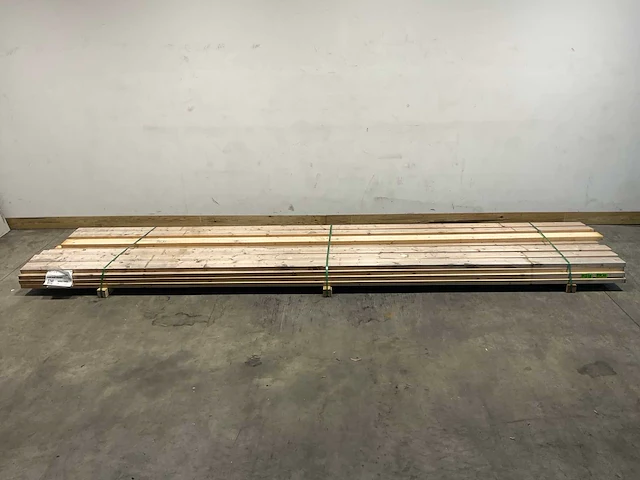 Vuren plank geschaafd 480x12x3,8 cm (30x) - afbeelding 2 van  7