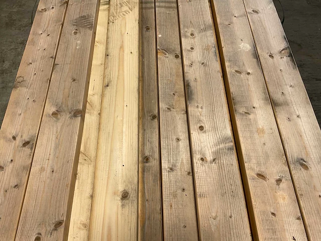Vuren plank geschaafd 480x12x3,8 cm (30x) - afbeelding 3 van  7