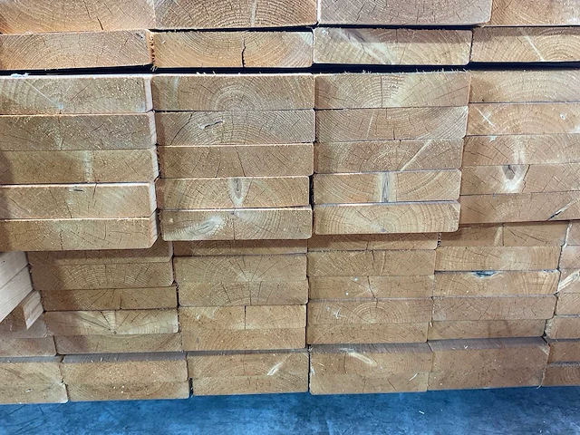 Vuren plank geschaafd 480x18,4x3,8 cm (25x) - afbeelding 5 van  7