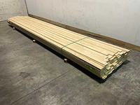 Vuren plank geschaafd 510x10x2 cm (123x) - afbeelding 1 van  7