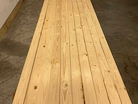 Vuren plank geschaafd 510x10x2 cm (123x) - afbeelding 3 van  7