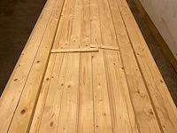 Vuren plank geschaafd 540x10x3 cm (100x) - afbeelding 4 van  7