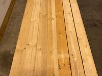 Vuren plank geschaafd 540x12,5x3,5 cm (56x) - afbeelding 2 van  5