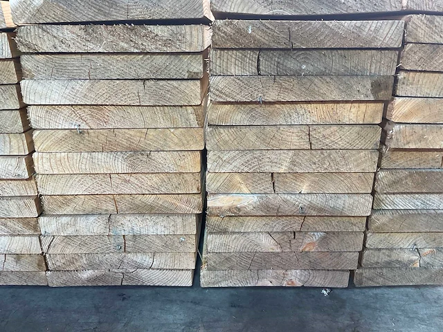 Vuren plank geschaafd 540x28,5x3,6 cm (25x) - afbeelding 7 van  7