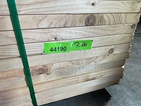 Vuren plank geschaafd 600x28,5x3,8 cm (10x) - afbeelding 5 van  5