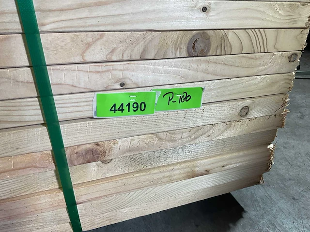 Vuren plank geschaafd 600x28,5x3,8 cm (5x) - afbeelding 5 van  5