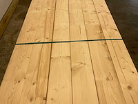 Vuren plank geschaafd 650x18,4x3,8 cm (23x) - afbeelding 4 van  7