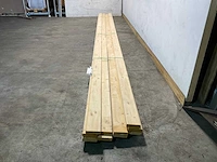 Vuren plank geschaafd 690x14x3,8 cm (10x) - afbeelding 3 van  8