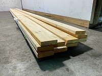 Vuren plank geschaafd 690x14x3,8 cm (10x) - afbeelding 6 van  8