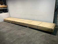 Vuren plank geschaafd 690x17x3,8 cm (25x) - afbeelding 1 van  7