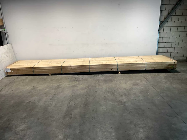 Vuren plank geschaafd 690x17x3,8 cm (25x) - afbeelding 2 van  7
