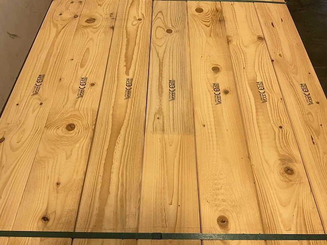 Vuren plank geschaafd 690x17x3,8 cm (25x) - afbeelding 4 van  7