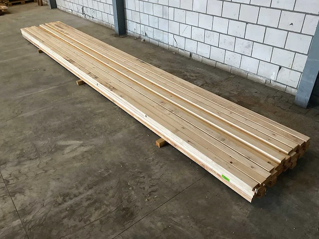 Vuren plank geschaafd 690x9x3.6 cm (11x) - afbeelding 2 van  7