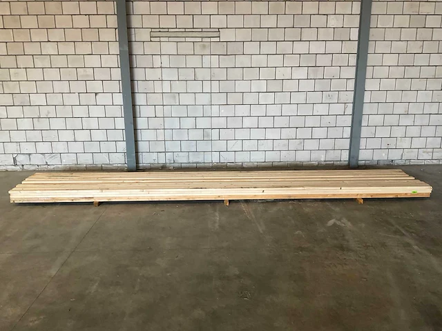 Vuren plank geschaafd 690x9x3.6 cm (11x) - afbeelding 3 van  7