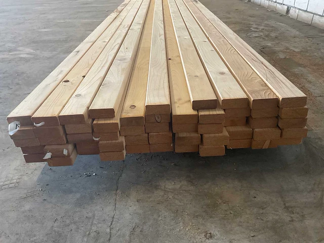 Vuren plank geschaafd 690x9x3.6 cm (11x) - afbeelding 5 van  7
