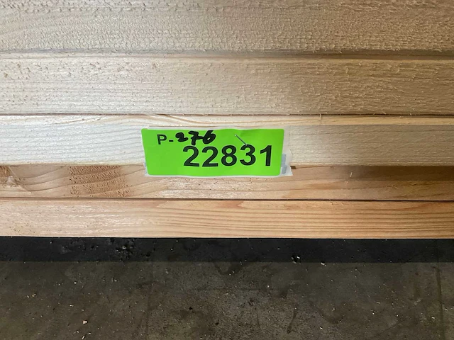 Vuren plank geschaafd 690x9x3.6 cm (11x) - afbeelding 7 van  7