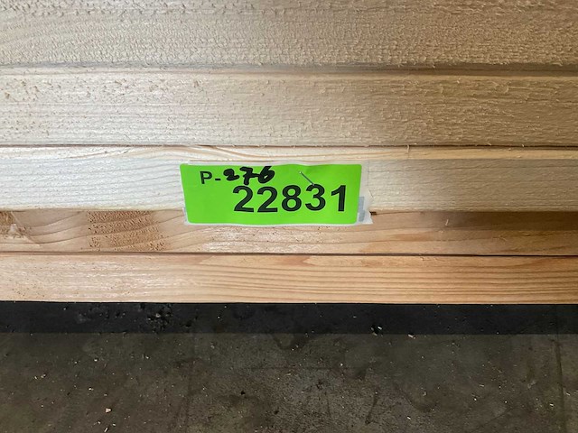 Vuren plank geschaafd 690x9x3,6 cm (20x) - afbeelding 7 van  7