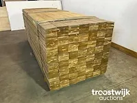 Vuren plank geschaafd en geïmpregneerd 270x15x2,2 cm - afbeelding 2 van  7