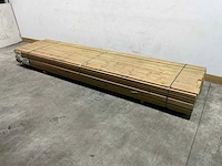 Vuren plank geschaafd geïmpregneerd 390x15x2,2 cm (75x) - afbeelding 1 van  6