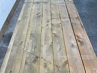 Vuren plank geschaafd geïmpregneerd 390x15x2,2 cm (75x) - afbeelding 3 van  6