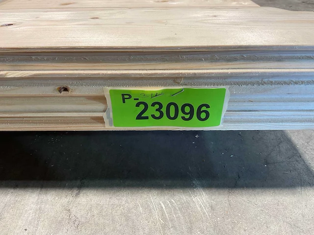 Vuren plank geschaafd mes- en groef 300x12x1,8 cm (22x) - afbeelding 6 van  6