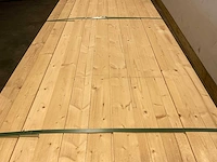 Vuren plank geschaafd mes- en groef 420x9,5x1,8 cm (102x) - afbeelding 3 van  7