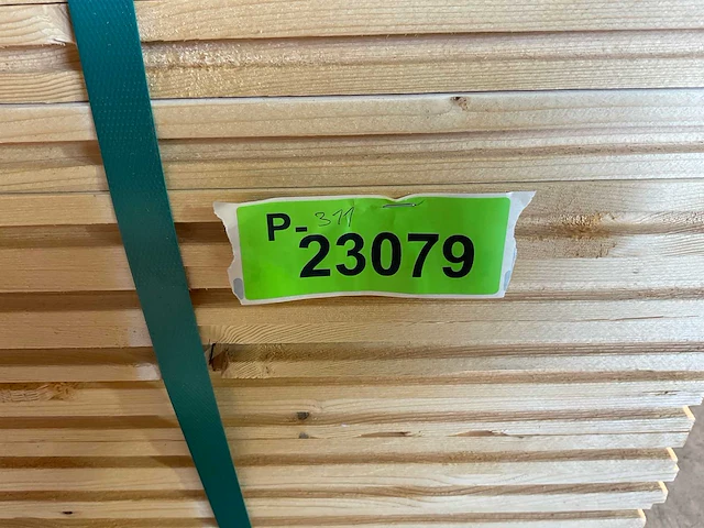 Vuren plank geschaafd met mes- en groef 360x17x2,8 cm (50x) - afbeelding 7 van  7