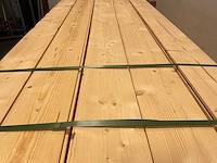 Vuren plank geschaafd met mes- en groef 360x17x2,8 cm (50x) - afbeelding 4 van  7