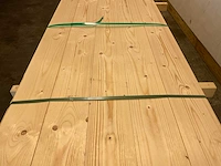 Vuren plank geschaafd met mes- en groef 450x17x1,8 cm (100x) - afbeelding 3 van  7