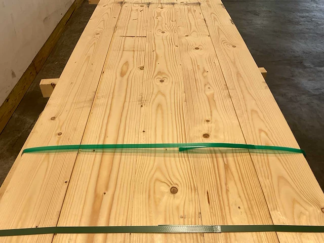 Vuren plank geschaafd met mes- en groef 450x17x1,8 cm (100x) - afbeelding 4 van  7